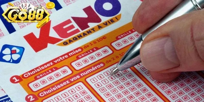 Bảng kết quả xổ số chi tiết trong Keno Go88