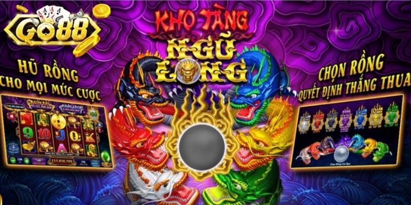 Trải nghiệm quay hũ đổi thưởng Kho Tàng Ngũ Long Go88
